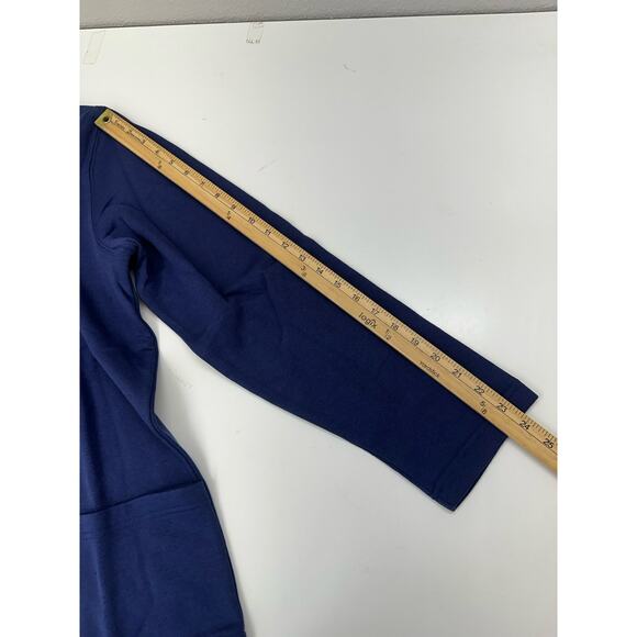 National Womens Two Piece Pant Set Size XL Navy Blue Cardigan and Sweatpants - Picture 11 of 16